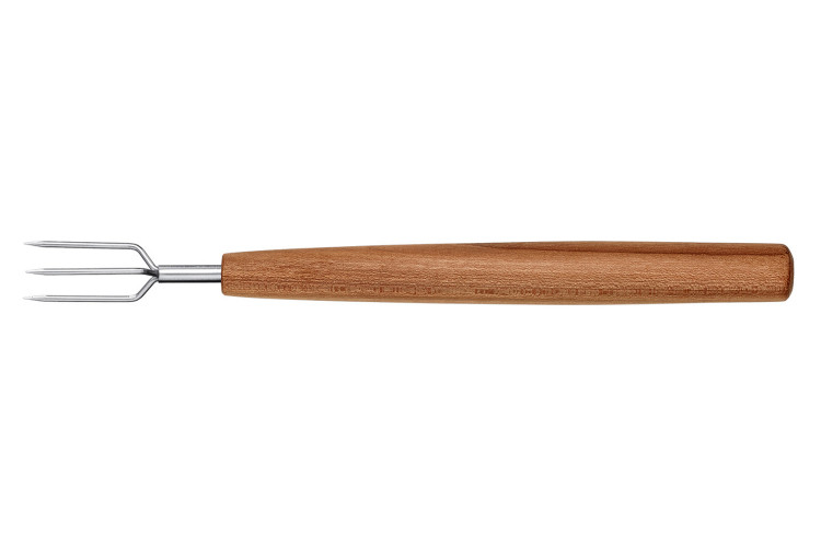 Fourchette &agrave; pommes de terre Triangle Sense manche en bois de prunier