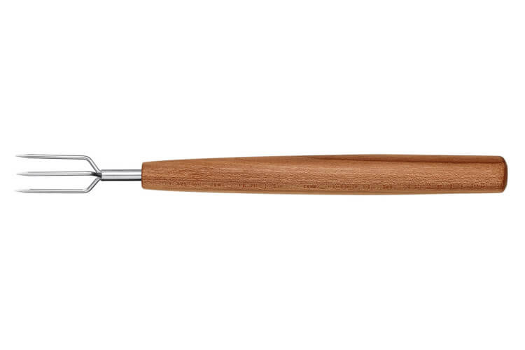 Fourchette à pommes de terre Triangle Sense manche en bois de prunier