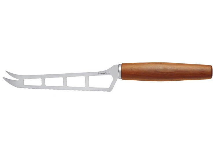 Couteau à fromage Triangle Sense lame ajourée 14cm en inox
