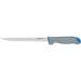 Couteau désosseur / filet de sole 20cm Fischer SANDVIK manche bleu ultra confort