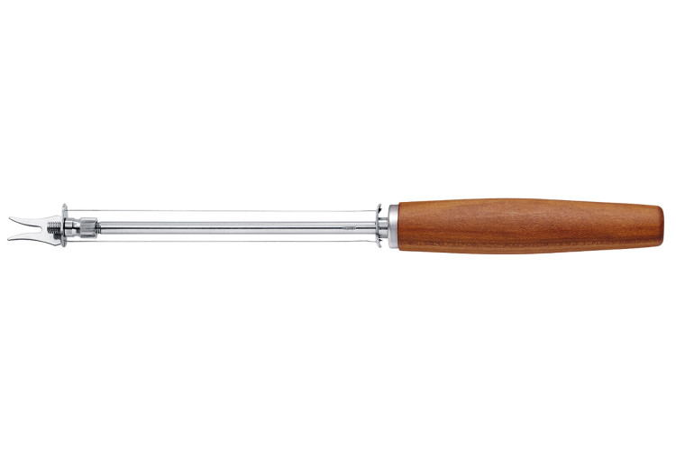 Couteau &agrave; fil pour fromage Triangle Sense en inox et manche prunier