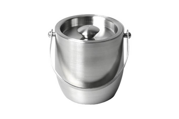 Seau à glaçon isotherme inox brossé