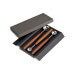 Coffret de 3 cuillères à mesurer Triangle Sense inox 18/10 et manche en bois de prunier
