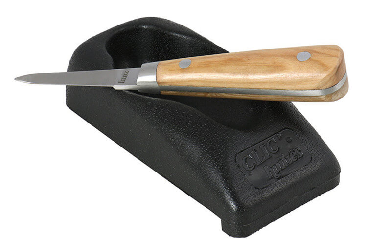 Set CLIC'huîtres avec cale et lancette manche en bois