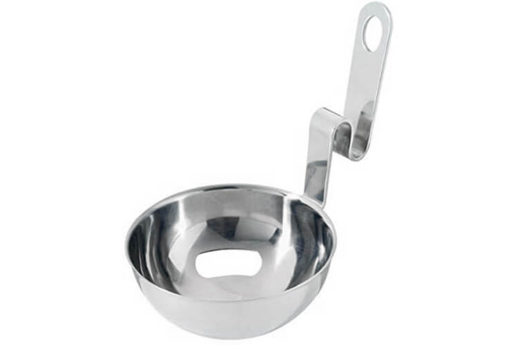 Séparateur de jaune d'oeuf coudé tout inox