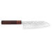 Couteau santoku japonais artisanal Yu Kurosaki Raijin acier cobalt 16,5cm