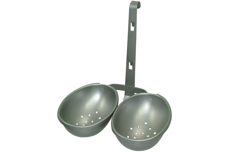Pocheuse &agrave; oeuf double tout inox