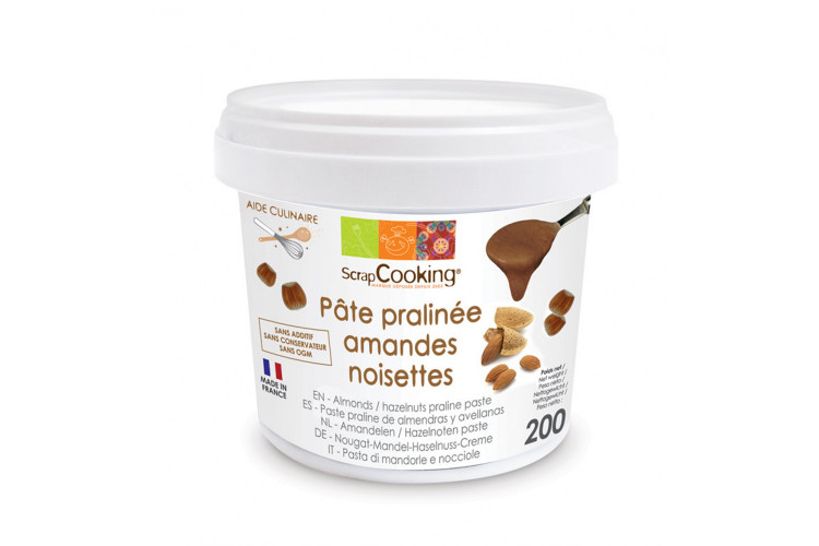 P&acirc;te pralin&eacute;e amandes noisettes Scrapcooking 200g