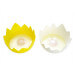 Set de 2 pocheuses à oeuf forme coquille silicone