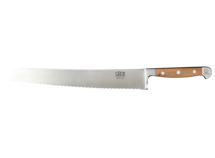 Couteau &agrave; pain G&uuml;de 32cm forg&eacute; Alpha Poire