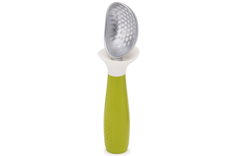 Cuill&egrave;re &agrave; glace anti-goutte Joseph Joseph Dimple manche vert