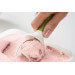 Cuillère à glace anti-goutte Joseph Joseph Dimple manche vert