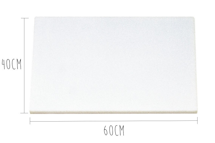 Planche &agrave; d&eacute;couper poly&eacute;thyl&egrave;ne HD500 60x40cm avec fixations