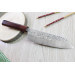 Couteau santoku japonais artisanal Yu Kurosaki Raijin acier cobalt 16,5cm