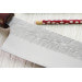 Couteau santoku japonais artisanal Yu Kurosaki Raijin acier cobalt 16,5cm