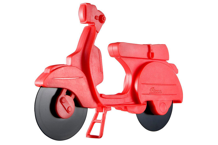 Roulette &agrave; pizza antiadh&eacute;rente Eddingtons Scooter rouge