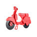 Roulette à pizza antiadhérente Eddingtons Scooter rouge