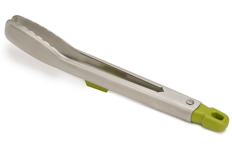 Pince de cuisine Joseph Joseph Elevate Steel 31cm avec reposoir int&eacute;gr&eacute;