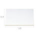 Planche à découper polyéthylène blanc HD500 avec fixations 50x30cm
