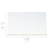 Planche à découper polyéthylène blanc HD500 avec fixations 53x32,5cm