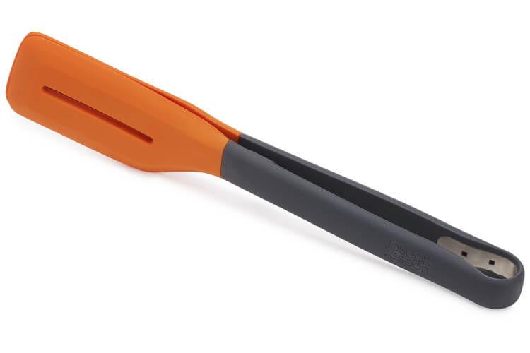 Pince spatule Joseph Joseph Turner Tongs en silicone gris et orange