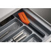 Pince spatule Joseph Joseph Turner Tongs en silicone gris et orange