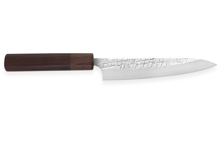 Couteau universel japonais artisanal Yu Kurosaki Raijin acier cobalt 15cm &eacute;dition kuro