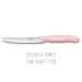 Set 2 couteaux + 1 éplucheur Victorinox Swissclassic Trend Colors pastel rose