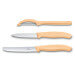 Set 2 couteaux + 1 éplucheur Victorinox Swissclassic Trend Colors pastel orange