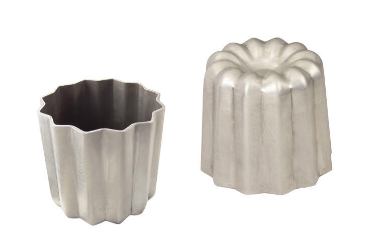 Moule à cannelé Gobel en aluminium anti-adhérent Ø45mm