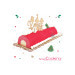 Moule à bûche glacée et insert semi rigide Scrapcooking - Réutilisable