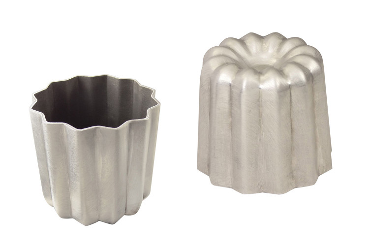 Moule &agrave; cannel&eacute; Gobel en aluminium anti-adh&eacute;rent &Oslash;55mm