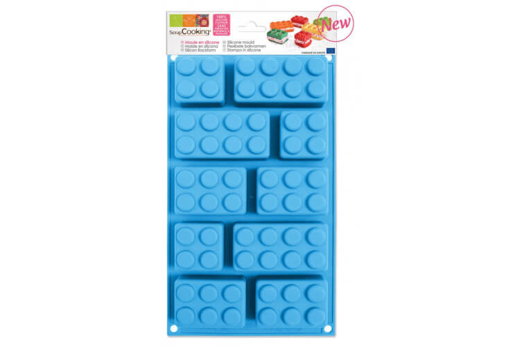 Moule à gâteau Scrapcooking en silicone "briques"