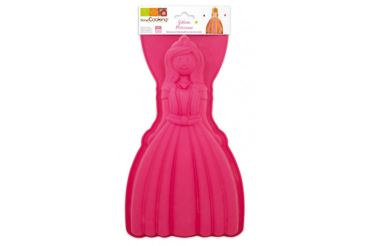 Moule &agrave; g&acirc;teau Scrapcooking en silicone "princesse"