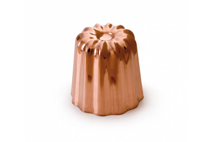 Moule &agrave; cannel&eacute; De Buyer en cuivre diam&egrave;tre 55mm