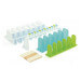 Kit moule à glace L'Italiano Silikomart - 2 moules silicone et 2 supports synthétiques