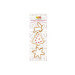 3 découpoirs Scrapcooking en inox doré - Flocons/ sapin/ renne