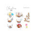 Kit Chistmas cake Scrapcooking 2 gabarits étoile et sapin - Réutilisable