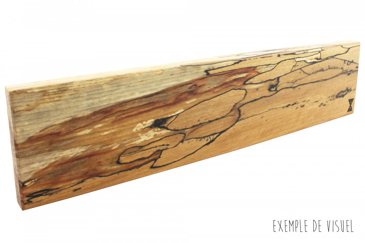 Barre aimant&eacute;e artisanale Essences Creations 50cm en h&ecirc;tre et r&eacute;sine - 6 places