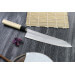 Couteau de chef japonais artisanal Wusaki Yoshi G3 honoki 24cm