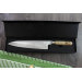 Couteau de chef japonais artisanal forgé Takeshi Saji R2 Tsuchime 24cm