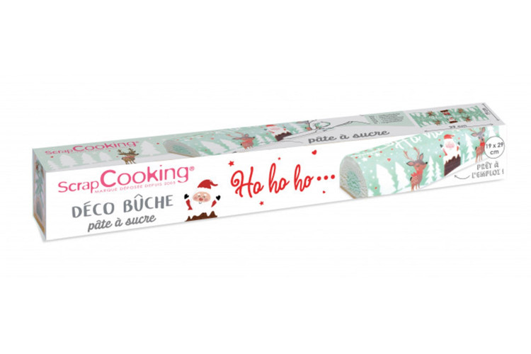 Rouleau d&eacute;co b&ucirc;che"Ho-Ho-Ho" 120g