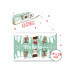 Rouleau déco bûche"Ho-Ho-Ho" 120g