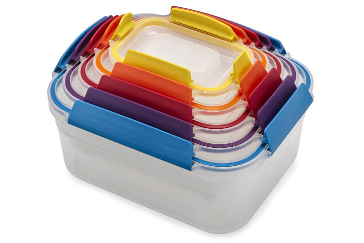Set de 5 boîtes de conservation Joseph Joseph Nest Lock multicolores