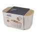 Boîte à pain avec couvercle réversible en bambou Joseph Joseph Bread Bin blanche