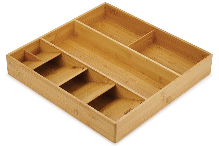 Organisateur de tiroir Joseph Joseph DrawerStore Bamboo pour ustensiles et couverts