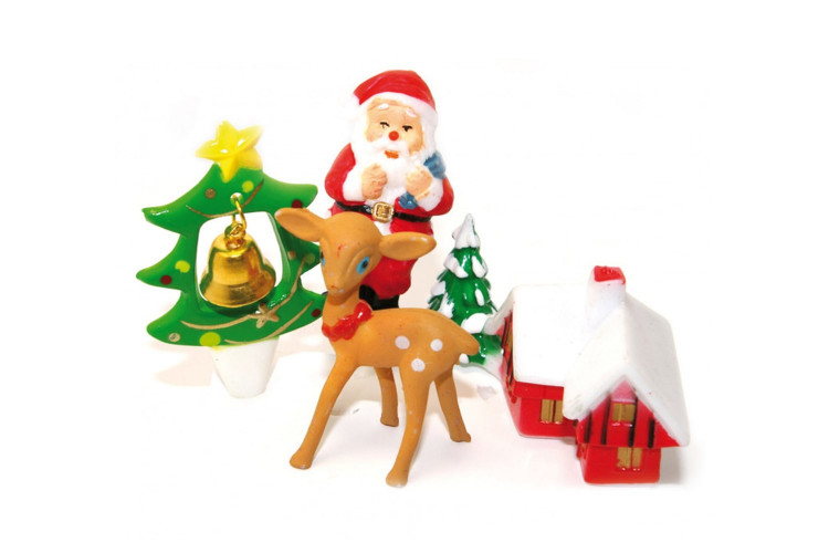 Set 4 d&eacute;corations de No&euml;l Scrapcooking - Tradition