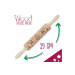 Rouleau à pâtisserie empreinte Scrapcooking Noël 39cm