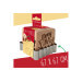 Tampon pour biscuits Scrapcooking en bois avec découpoir inox