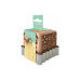 Tampon pour biscuits Scrapcooking en bois avec découpoir inox